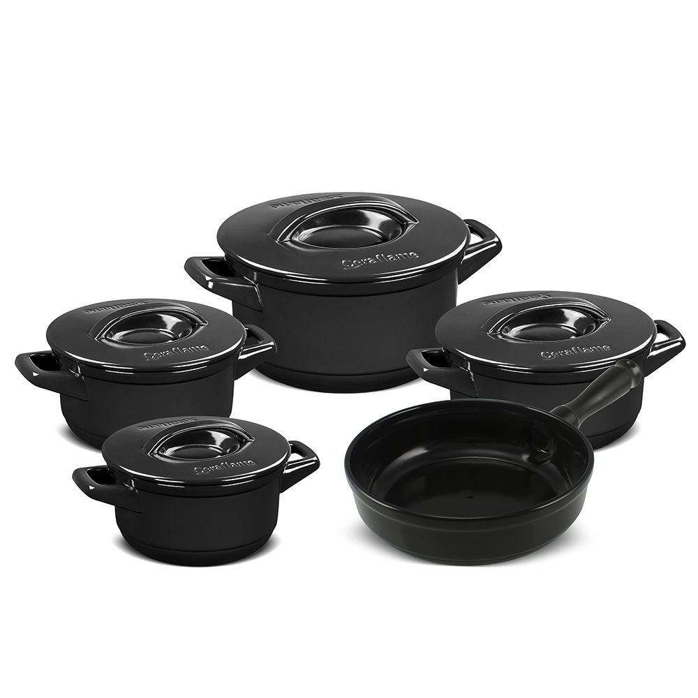 CONJUNTO DUO+ SMART 5 PCS - PRETO CONJUNTO DUO+ SMART 5 PCS - PRETO