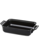 Assadeira Ceraflame Clear Retangular 34x25cm com Alça 3500ml - Preto